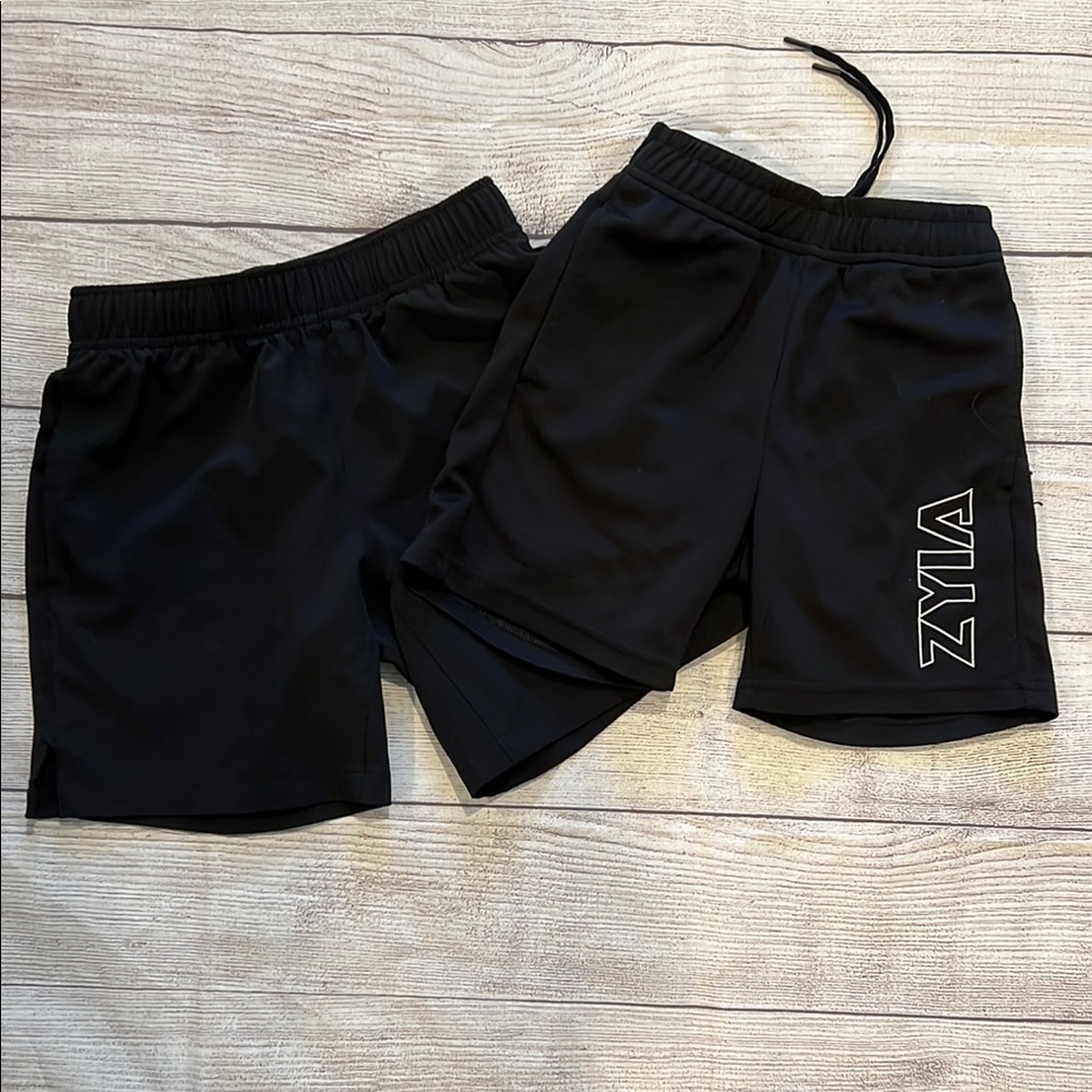 Zyia Youth Black Athletic Shorts